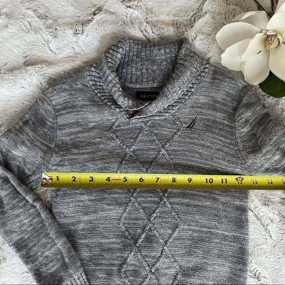 Nautica Cable-knit Sweater Boys Sz. M 5-6 - Picture 2 of 6